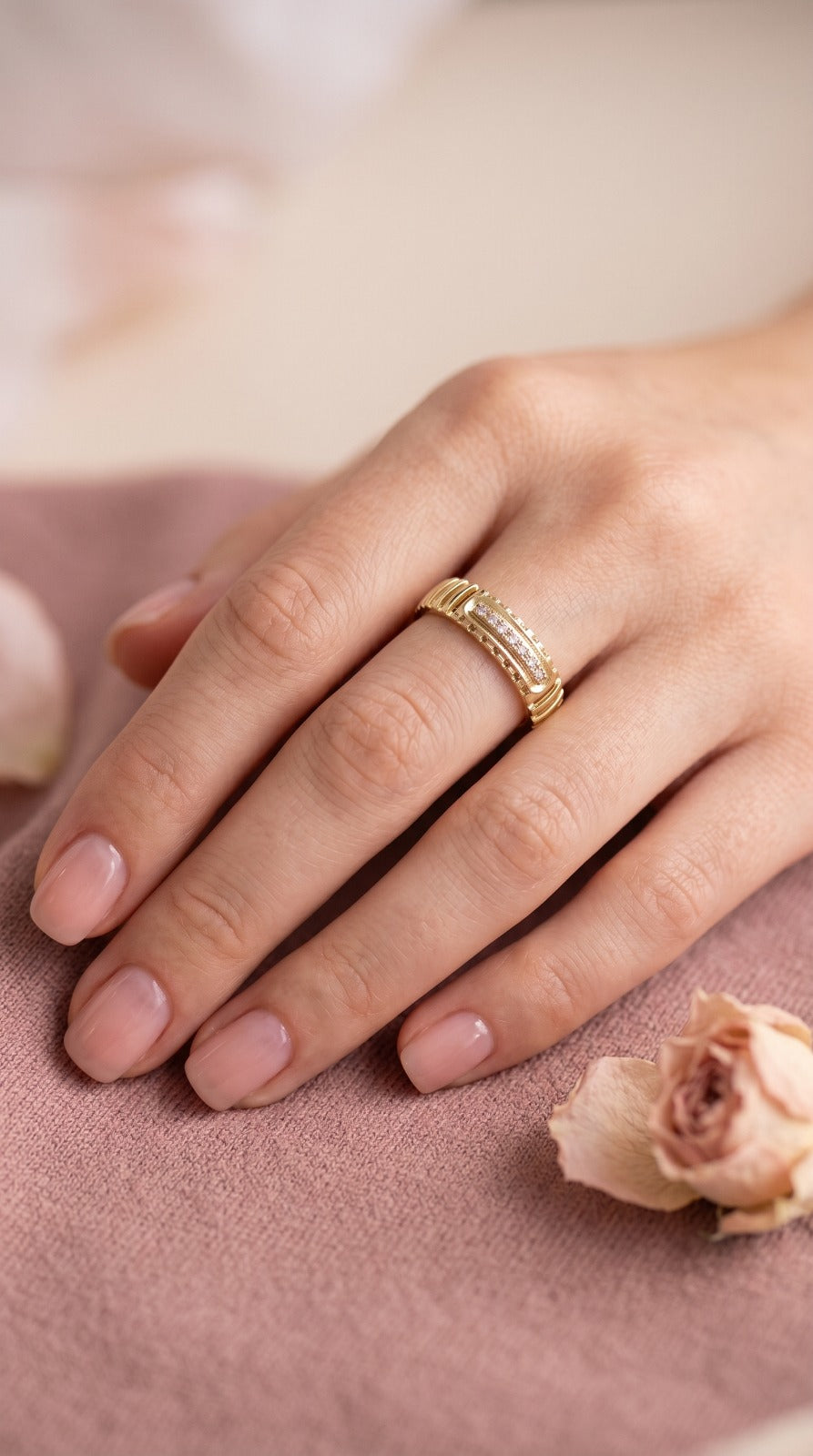 Bold Wave Ring